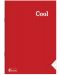 Caiet Keskin Color - Cool, A4, 100 de foi, rânduri largi, asortiment - 4t