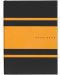 Caiet Hugo Boss Gear Matrix - A5, cu linii, galben - 1t
