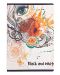 Caiet scolar Black&White Girl - A5, 80 file, sortiment - 7t