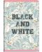 Caiet Black&White - Fluturi, A5, 40 foi, rânduri late, sortiment - 2t