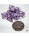 Set de zaruri The Witcher Dice Set: Yennefer - Lilac and Gooseberries - 2t