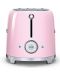 Toaster Smeg - TSF01PKEU, 950W, 6 trepte, roz - 4t