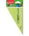 Triunghi Maped Twist'n Flex - 15 cm, verde - 1t