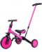 Triciclu cu control parental 4 în 1 Milly Mally - Optimus Plus, roz - 1t