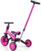 Triciclu cu control parental 4 în 1 Milly Mally - Optimus Plus, roz - 2t