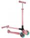 Trotinetă Globber - Primo Foldable Lights, roz pastel - 4t