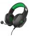 Casti gaming Trust - GXT 323X Carus, Xbox/PS5, negru/verde - 1t