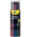 Creioane colorate Adel BlackLine - În tub, 24 culori - 1t