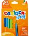 Set creioane colorate Carioca Baby - 10 culori - 1t