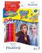 Creioane colorate Colorino Disney Frozen II Jumbo, 12 + 1 si ascutitoare - 1t