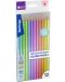 Creioane colorate Berlingo SuperSoft - 12 culori pastel - 1t