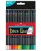 Creioane colorate Faber-Castell Black Edition - 36 culori - 1t