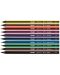 Creioane colorate Milan Ergo - 3.5 mm, 10 culori + ascutitoare - 2t
