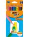 Creioane colorate Bic Kids Tropic - 12 buc.	 - 1t