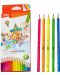 Creioane colorate Deli Colorun - EC128-12, 12 culori - 2t