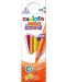 Creioane colorate Carioca Neon - Maxi, 6 culori - 1t