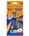 Creioane colorate BIC Evolution Stripes - 12 culori - 1t