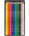 Creioane acuarelă Caran d'Ache Supracolor - 12 culori, cutie metalică - 3t
