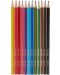 Creioane colorate Adel - 12 culori, în tub - 2t