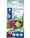 Creioane colorate Staedtler Noris Colour 185 - 12 culori + Noris - 1t