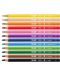 Creioane 12 culori, MAXI + ascuțitoare de creioane, triunghi 261, - 2t