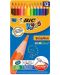 Creioane colorate BIC Kids Ecolutions 12 culori, flexibile	 - 1t