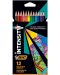 Creioane colorate BIC - Intensity, 12 culori - 1t