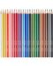 Creioane colorate Adel - 24 culori, lungi, în tub metalic - 2t
