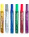 Lipiciuri colorate Deli Stick Up - Glitter Classic, 6 x 12 ml - 2t