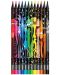 Creioane colorate Maped Color Peps - Monster, 12 culori - 2t