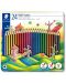 Creioane colorate Staedtler Noris Colour 185 - 24 de culori, in cutie metalica - 1t