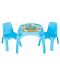 Masuta cu scaune pentru copii Pilsan, albastre - 1t
