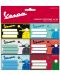 Etichete caiet Ars Una Vespa - 18 bucăți, multicolor - 1t