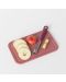 Curățător de mere Brabantia - Tasty+, Aubergine Red - 2t