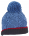 Pălărie de iarnă din lână cu pompon Sterntaler - 55 cm, 4-6 ani, albastru - 3t
