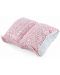 Pernă pentru alăptare BabyJem - Multiway, 26 x 61 cm, roz - 1t