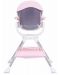 Scaun de masa pentru copii pivotant Chipolino - Vision, roz - 5t