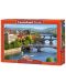 Puzzle Castorland de 500 piese - Peisaj cu podurile din Praga - 1t
