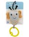 Jucărie vibratoare pentru copii BabyJem - Bee, gri, 15 x 8 cm - 2t