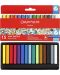 Creioane de ceară Caran d'Ache School - 15 culori - 2t