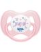 Suzeta Wee Baby - пеперуда,  6-18 месеца, розова с надпис - 1t