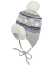 Pălărie de iarnă pentru bebeluși cu pompon Sterntaler - 43 cm, 5-6 luni - 1t