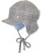 Pălărie de vară pentru copii cu vizor Sterntaler - pătrat, 47 cm, 9-12 luni, bej - 1t