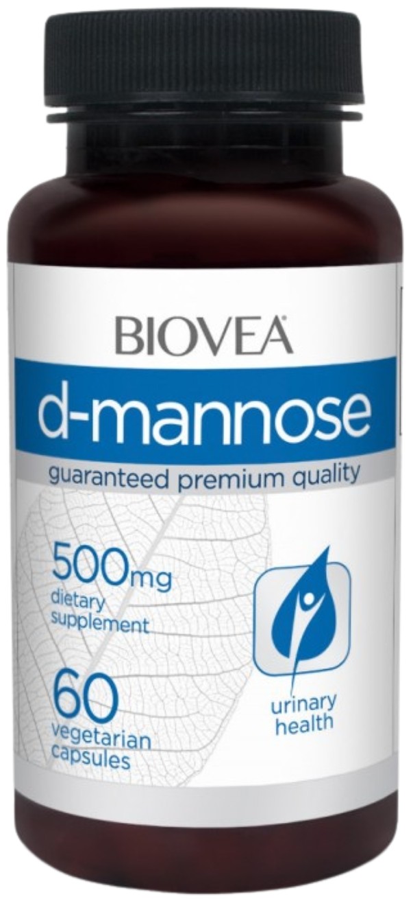 D-Mannose, 500 mg, 60 capsule, Biovea