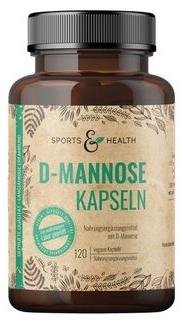 D-Manoză, 750 mg, 120 capsule, Sports & Health Solutions