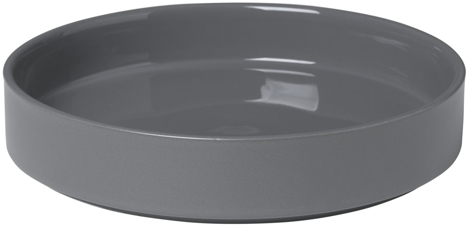 Farfurie adâncă Blomus - Pilar, 20 cm, 680 ml, gri