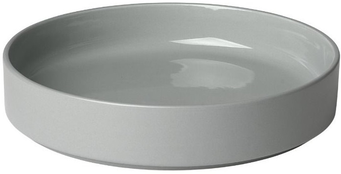 Farfurie adâncă Blomus - Pilar, 20 cm, 680 ml, gri deschis