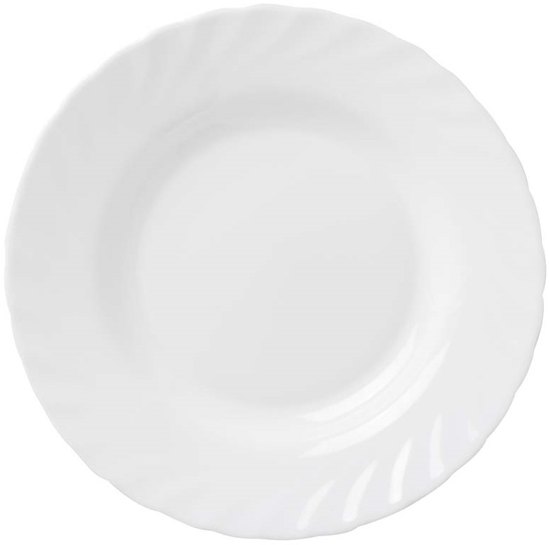 Farfurie adâncă Luminarc - Trianon, 22.5 cm, arcopalus, alb