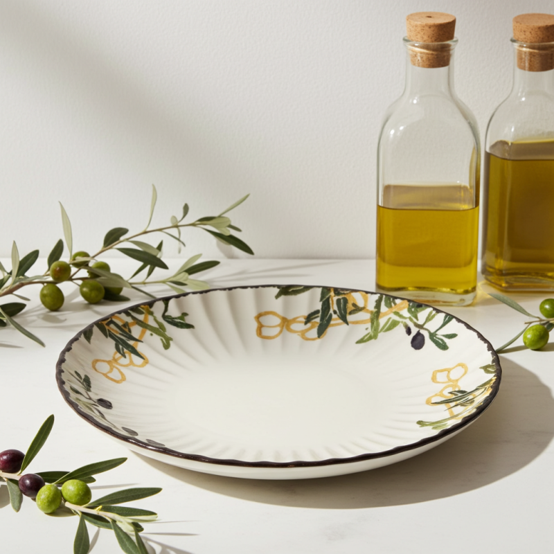 Farfurie adâncă Morello - Olive, 21.5 cm