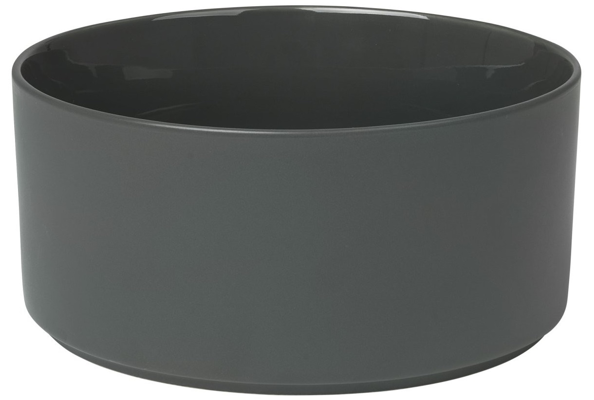 Bol adânc Blomus - Pilar, 20 cm, 1.7 L, gri-verde
